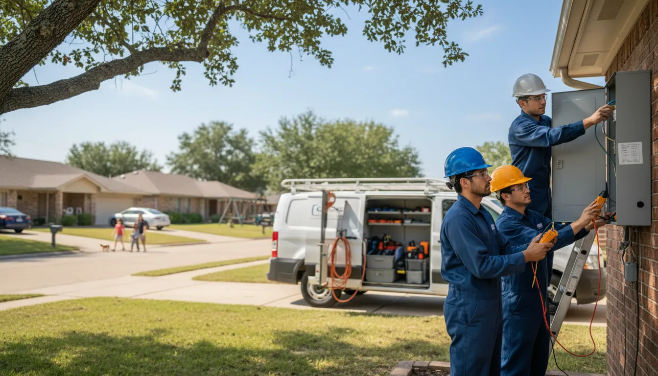 Certified electrician providing emergency electrical services in Texarkana, AR